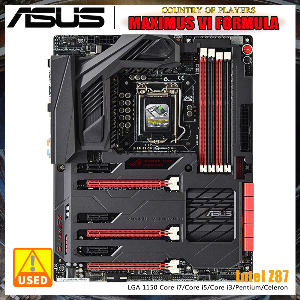 Материнская плата ASUS Maximus VI Formula Intel I217V Gigabit LAN LGA 1150 слот DDR3 32 Гб Поддержка двухканальной DDR3 (OC) SATA III HMDI
Материнская плата ASUS Maximus VI Formula Intel I217V Gigabit LAN LGA 1150 слот DDR3 32 Гб Поддержка двухканальной DDR3 (OC) SATA III HMDI