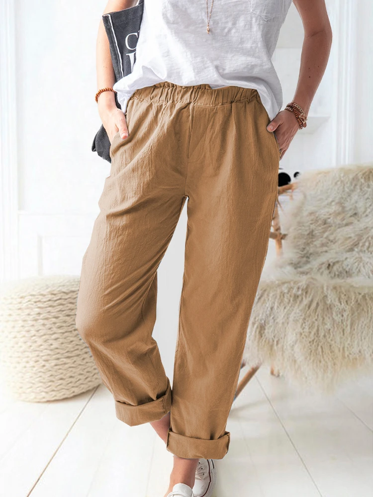 2022 Women's Spring and Summer New Solid Color Casual Elastic High Waist Straight Trousers Women Joggers Women Pants for Women
2022 Women's Spring and Summer New Solid Color Casual Elastic High Waist Straight Trousers Women Joggers Women Pants for Women