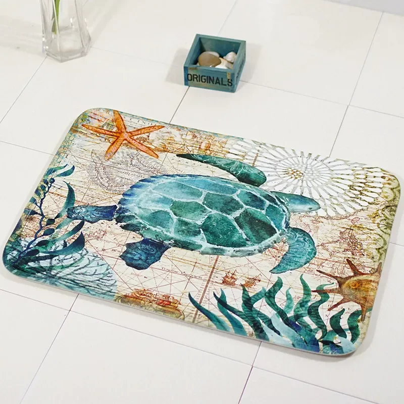 Marine Style Door Mat Floor Carpet for Living Room Sea Turtle Seahorse Pattern Coral Fleece Rug Anti-Slip Doormat Home Decor
Marine Style Door Mat Floor Carpet for Living Room Sea Turtle Seahorse Pattern Coral Fleece Rug Anti-Slip Doormat Home Decor