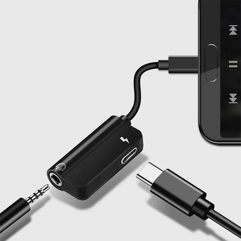 2 In 1 Type C To 3.5 Mm Charger Headphone Audio Jack USB C Cable Type-C To 3.5mm Connector Adapter for Mobile Phone
2 In 1 Type C To 3.5 Mm Charger Headphone Audio Jack USB C Cable Type-C To 3.5mm Connector Adapter for Mobile Phone