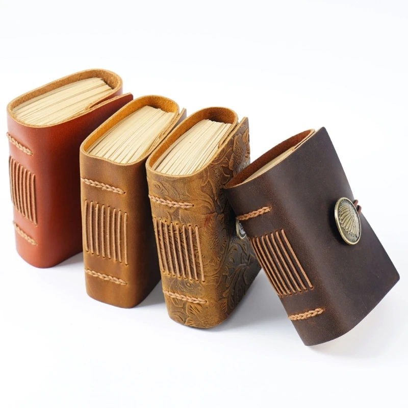 Men Women Retro Leather Journal Traveler Notebook Travel Journal Diary Writing Notepad Notebook Mini Scrapbook Notebook
Men Women Retro Leather Journal Traveler Notebook Travel Journal Diary Writing Notepad Notebook Mini Scrapbook Notebook