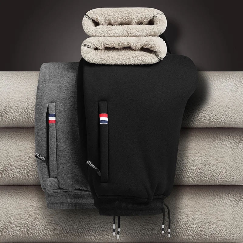 Winter Men's Pants 2021 New Thicken Lamb Wool Warm Casual Trousers Fashion Male Sweatpants Loose Outdoor Men's Trousers M-8XL
Winter Men's Pants 2021 New Thicken Lamb Wool Warm Casual Trousers Fashion Male Sweatpants Loose Outdoor Men's Trousers M-8XL