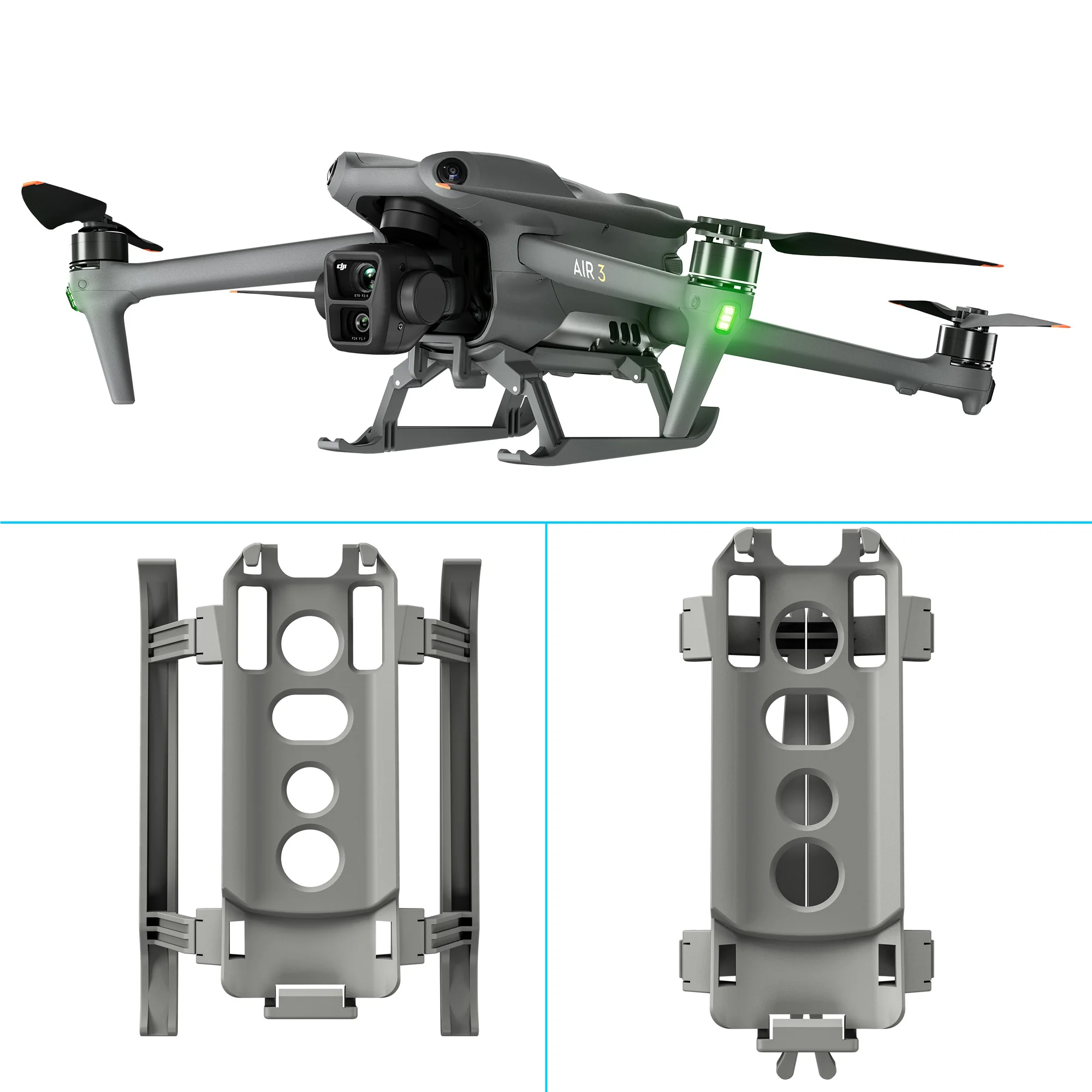 Landing Gear Fold Legs Heighten Holder Lens Gimbal Protection for DJI Air 3 Drone Accessories
Landing Gear Fold Legs Heighten Holder Lens Gimbal Protection for DJI Air 3 Drone Accessories
