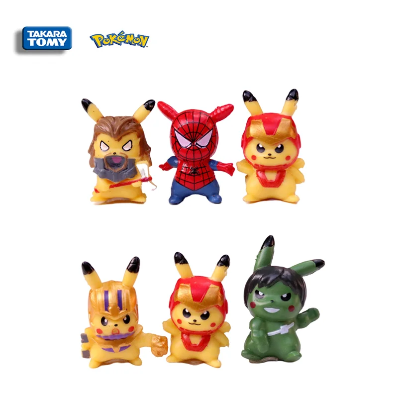 6 Pcs/Set TAKARA TOMY Pokemon Anime Character Cartoon Movie Mini Toy Doll Pikachu Cosplay Pet Model Kids Birthday Christmas Gift
6 Pcs/Set TAKARA TOMY Pokemon Anime Character Cartoon Movie Mini Toy Doll Pikachu Cosplay Pet Model Kids Birthday Christmas Gift