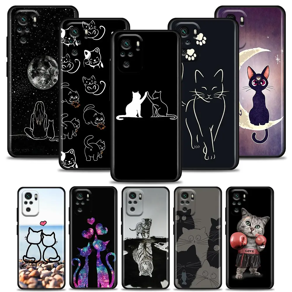 Fundas Phone Case for Redmi 10 9 9A 9C9i K20 K30 Case K40 Plus Note 10 11 Pro Soft Silicone Coques Cover Line Art Funny Cute Cat
Fundas Phone Case for Redmi 10 9 9A 9C9i K20 K30 Case K40 Plus Note 10 11 Pro Soft Silicone Coques Cover Line Art Funny Cute Cat