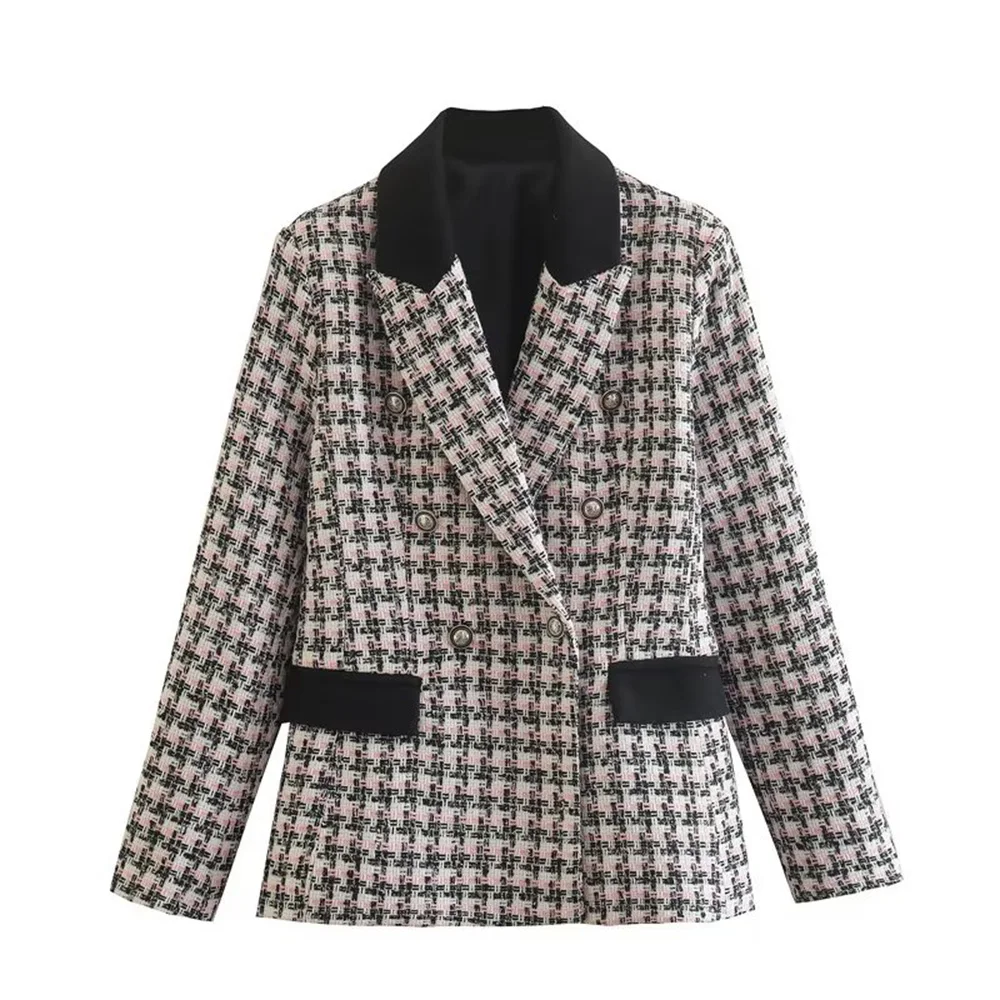 DiYiG Women's 2022 New Fashion Double Breasted Blazer Slim Short Jacket Pockets Casual Office Lady Coats Texture FemaleOuterwear
DiYiG Women's 2022 New Fashion Double Breasted Blazer Slim Short Jacket Pockets Casual Office Lady Coats Texture FemaleOuterwear