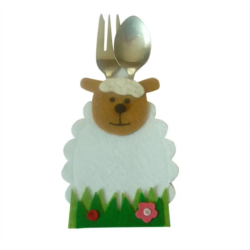 Pcs Easter Decoration Sheep Knife Fork Bags Nonwoven Fabric Cartoon Sheep Tableware Covers Dinner Desktop Supplies Cutlery Bag
Pcs Easter Decoration Sheep Knife Fork Bags Nonwoven Fabric Cartoon Sheep Tableware Covers Dinner Desktop Supplies Cutlery Bag
