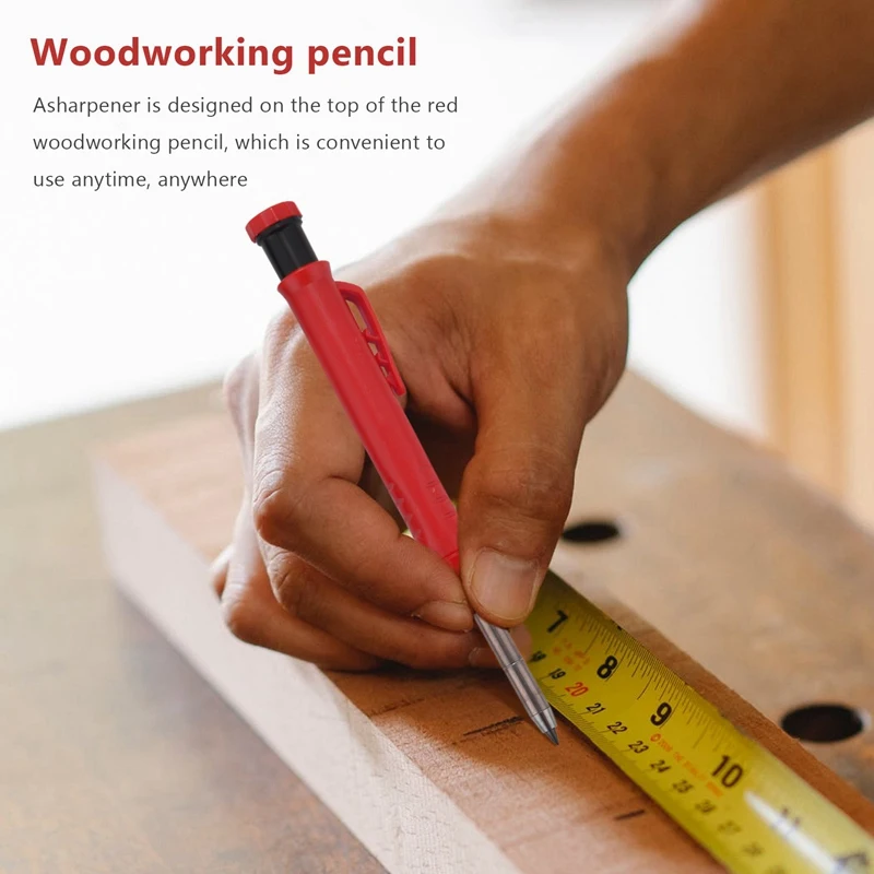 New 16 Pcs Carpenter's Scribe Marking Kit, 2 Mechanical Carpenter Pencils,2 Tungsten Carbide Tip Scriber And 12 Refills
New 16 Pcs Carpenter's Scribe Marking Kit, 2 Mechanical Carpenter Pencils,2 Tungsten Carbide Tip Scriber And 12 Refills