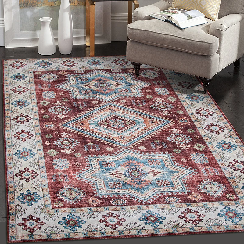 Moroccan Area Rug For Living Room Retro American Coffee Table Floor Mat Bedroom Girl Bohemian Decoration Cloakroom Tatami Carpet
Moroccan Area Rug For Living Room Retro American Coffee Table Floor Mat Bedroom Girl Bohemian Decoration Cloakroom Tatami Carpet