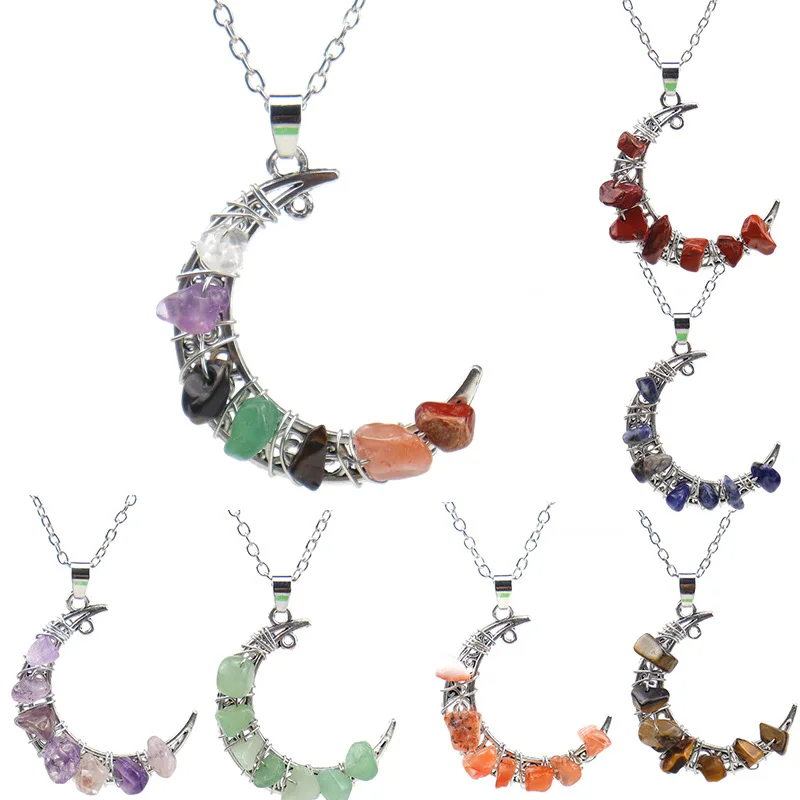 15pcs Wire Wrap Irregular Chip Energy Stone Crystal Moon Charms Pendant Necklace Healing Meditation Yoga Gift Wholesale
15pcs Wire Wrap Irregular Chip Energy Stone Crystal Moon Charms Pendant Necklace Healing Meditation Yoga Gift Wholesale