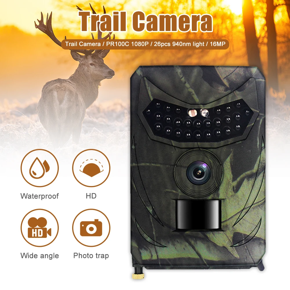 Mini Trail Camera 12MP 1080P with Motion Sensor Night Vision 120° Wide Angle Wildlife Camera Waterproof Monitoring Tracking
Mini Trail Camera 12MP 1080P with Motion Sensor Night Vision 120° Wide Angle Wildlife Camera Waterproof Monitoring Tracking