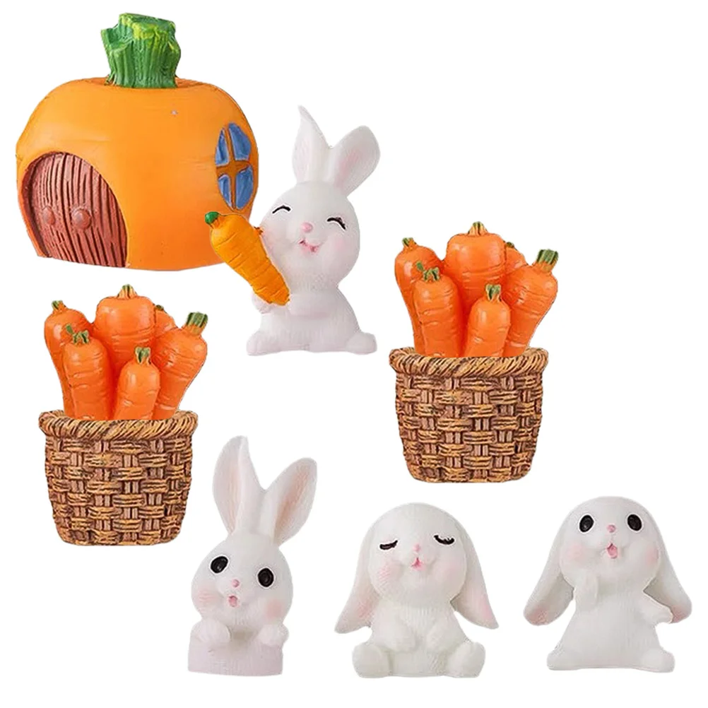 9 Pcs Bunny Ornament Animal Decor Small Rabbit Decoration Statue Miniature Straw Basket Resin Rabbit Ornament
9 Pcs Bunny Ornament Animal Decor Small Rabbit Decoration Statue Miniature Straw Basket Resin Rabbit Ornament