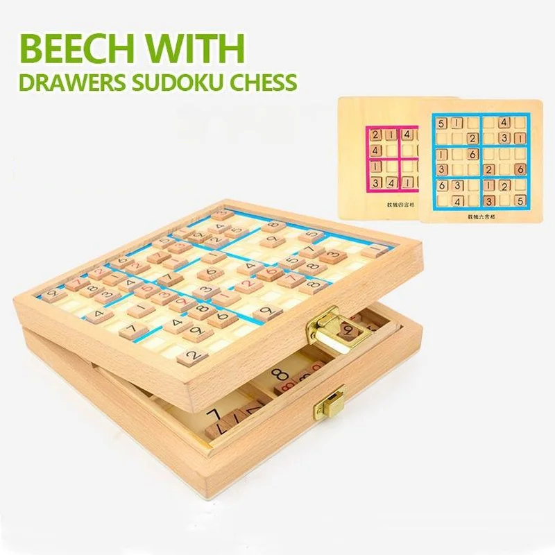2023 New Multi-function Sudoku Chess Game Chess Children's Intellectual Early Education Toys Wooden Board Games Three In One
2023 New Multi-function Sudoku Chess Game Chess Children's Intellectual Early Education Toys Wooden Board Games Three In One