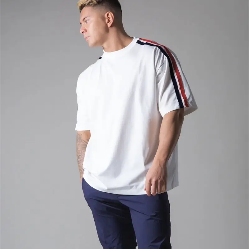 Camiseta informal holgada de manga corta para hombre, Top de cuello redondo liso para correr, gimnasio, Fitness, culturismo, rop
Camiseta informal holgada de manga corta para hombre, Top de cuello redondo liso para correr, gimnasio, Fitness, culturismo, rop