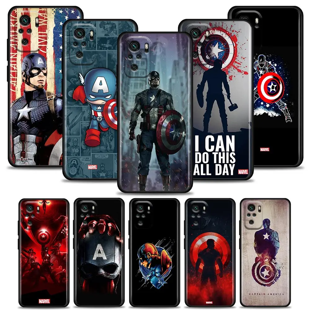 Милый чехол для телефона Marvel Captain America для Redmi Note 7 8 8T 9 9S 9T 10 11 11S 11E Pro plus 4G 
Милый чехол для телефона Marvel Captain America для Redmi Note 7 8 8T 9 9S 9T 10 11 11S 11E Pro plus 4G