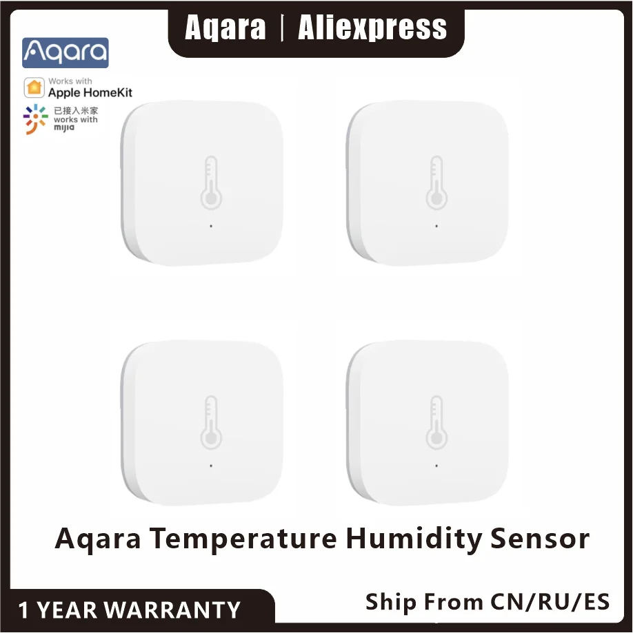 Aqara Smart Air Pressure Temperature Humidity Environment Sensor Work For Xiaomi IOS APP Control In stock Global 100% Original
Aqara Smart Air Pressure Temperature Humidity Environment Sensor Work For Xiaomi IOS APP Control In stock Global 100% Original