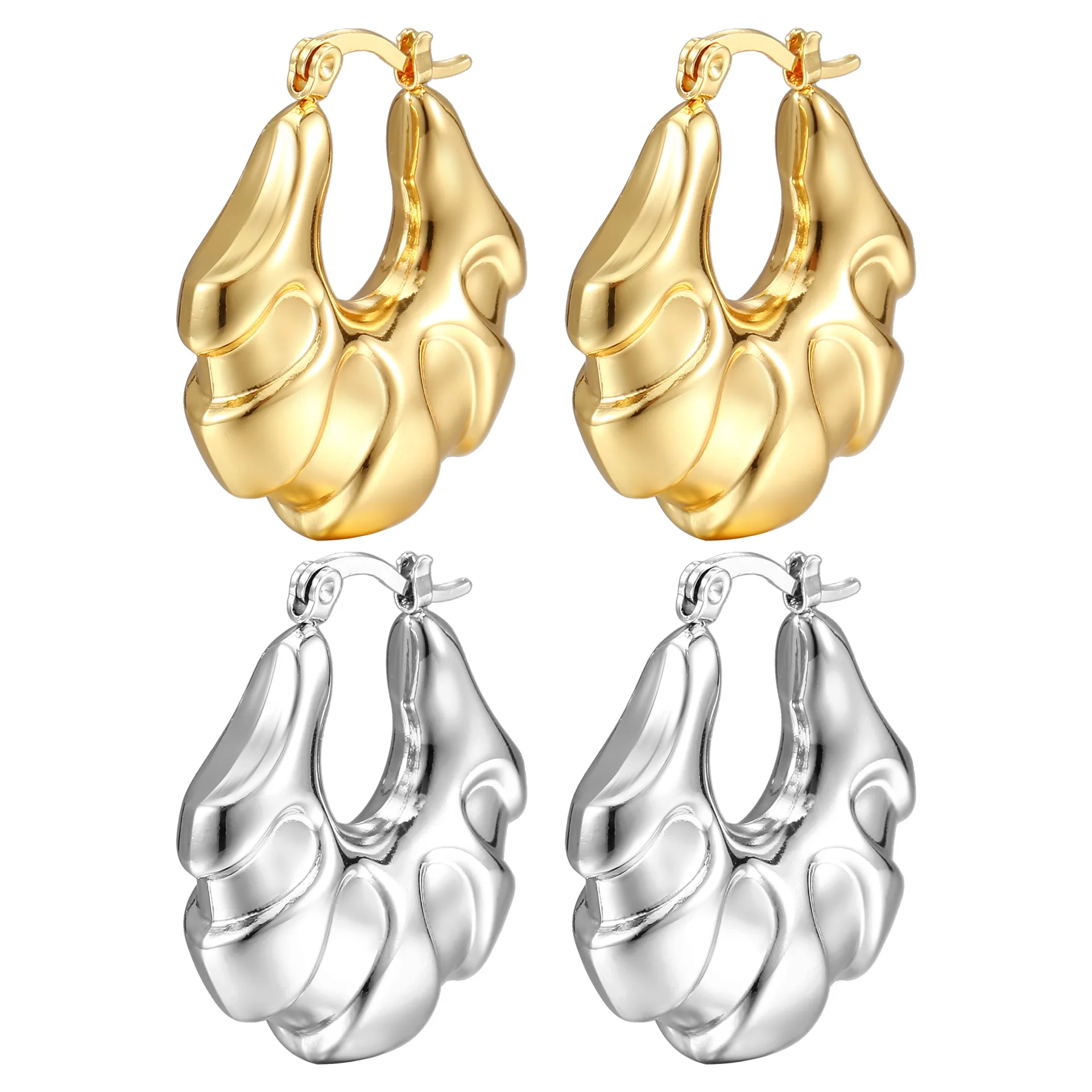 Dropshipping Classic INS Stainless Steel Hollow Earrings Fashion 18K Women's Titanium Ear Clip
Dropshipping Classic INS Stainless Steel Hollow Earrings Fashion 18K Women's Titanium Ear Clip