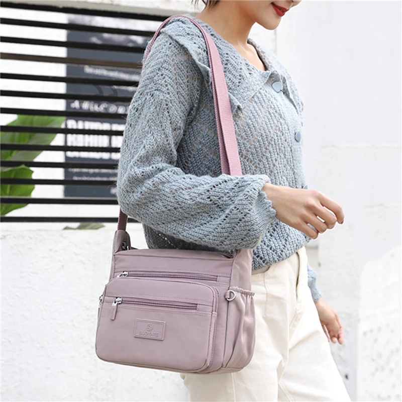 Fashion Waterproof Messenger Bag Women Shoulder Bag Nylon Handbag Large Capacity Small Women Phone Bag Crossbody Purse 6 Colors
Fashion Waterproof Messenger Bag Women Shoulder Bag Nylon Handbag Large Capacity Small Women Phone Bag Crossbody Purse 6 Colors