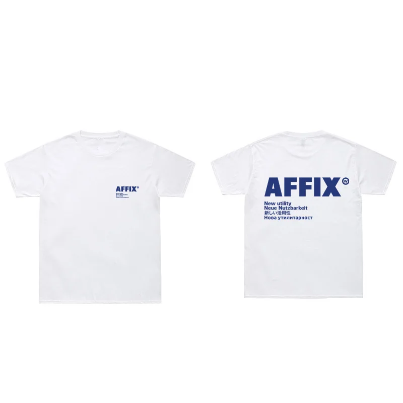 AFFIX WORKS T-Shirts Man Women New Utility T Shirt 100% Cotton O-Neck Tee Shirt Kiko Kostadinov Brand Tops Japanese Streetwear
AFFIX WORKS T-Shirts Man Women New Utility T Shirt 100% Cotton O-Neck Tee Shirt Kiko Kostadinov Brand Tops Japanese Streetwear