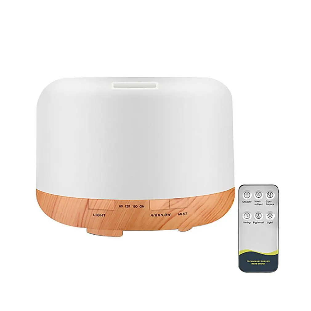 Aroma Diffuser 500 Ml Electric Ultrasonic Essential Oils Diffuser Air Atomizing Humidifier With Remote Control Pure White
Aroma Diffuser 500 Ml Electric Ultrasonic Essential Oils Diffuser Air Atomizing Humidifier With Remote Control Pure White