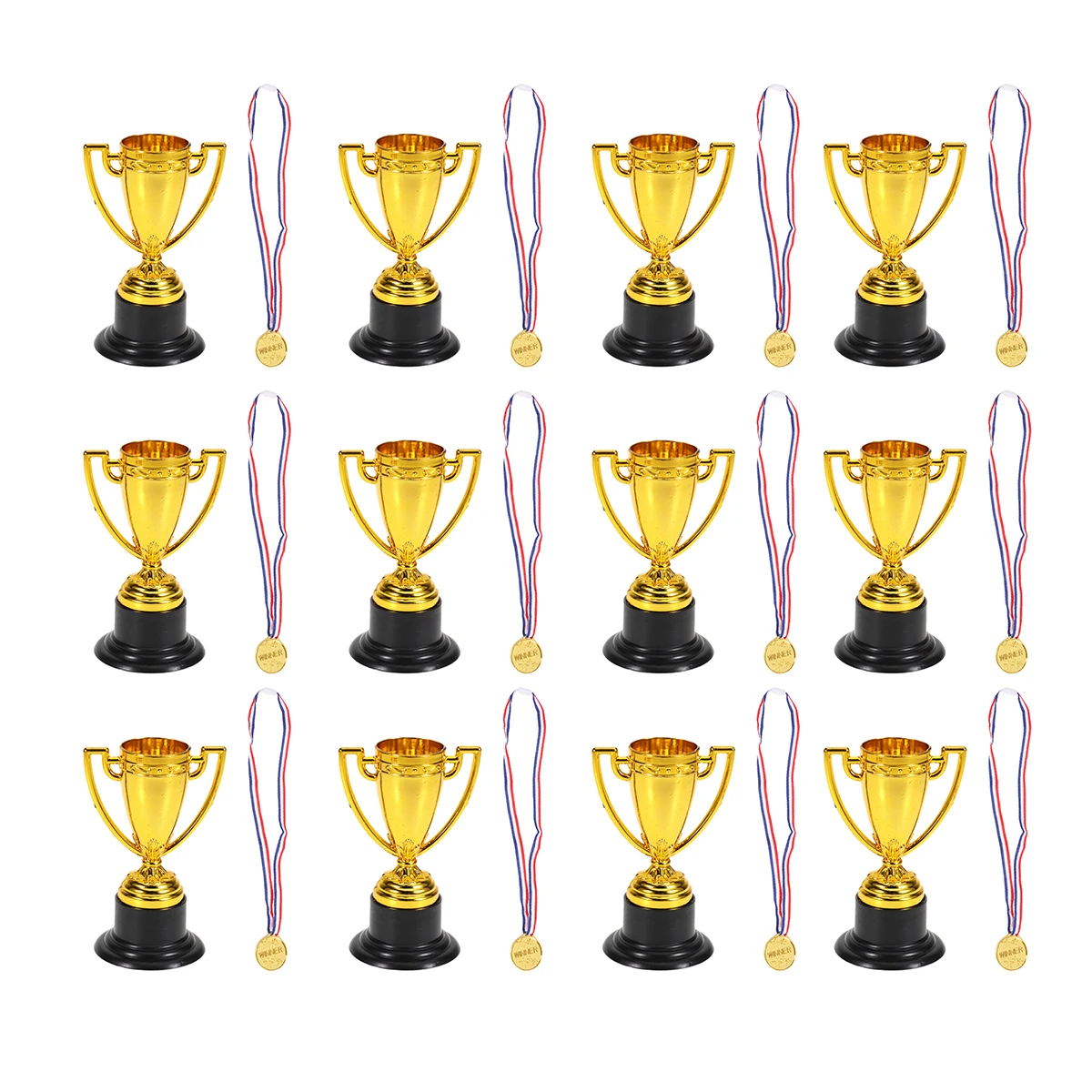 24Pcs/12set Children's Toys Mini Plastic Mini Gold Cups and Medals for Party Supplies Children's Early Learning Toys Prizes
24Pcs/12set Children's Toys Mini Plastic Mini Gold Cups and Medals for Party Supplies Children's Early Learning Toys Prizes