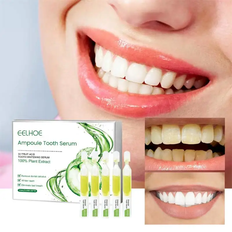 2/3/5PCS 3V Fruit Acid Teeth Whitening Oral Cleaning Disposable Toothpaste Second Throw Hygiene Ampoule Tooth Serum
2/3/5PCS 3V Fruit Acid Teeth Whitening Oral Cleaning Disposable Toothpaste Second Throw Hygiene Ampoule Tooth Serum
