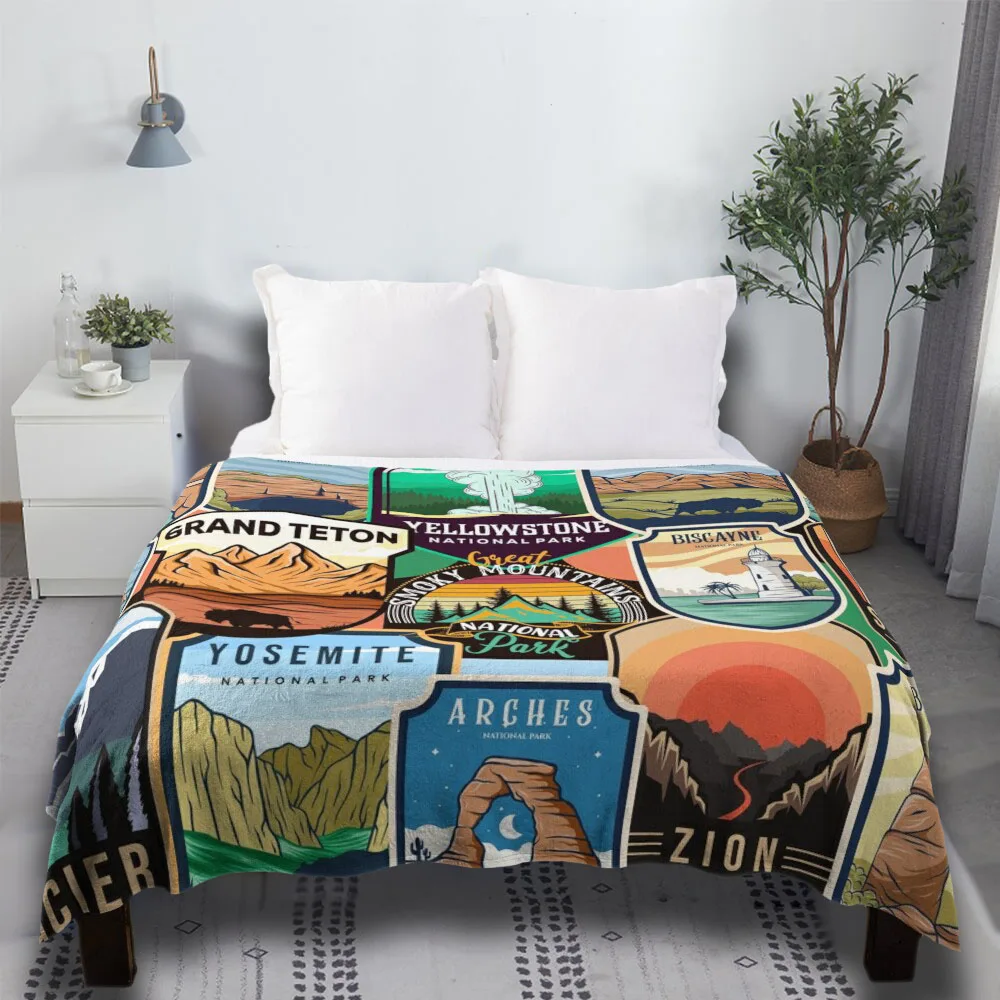 National Parks Logo Design Anime Boho Bedding Woven Art Vintage Style Cotton Throw Blanket
National Parks Logo Design Anime Boho Bedding Woven Art Vintage Style Cotton Throw Blanket