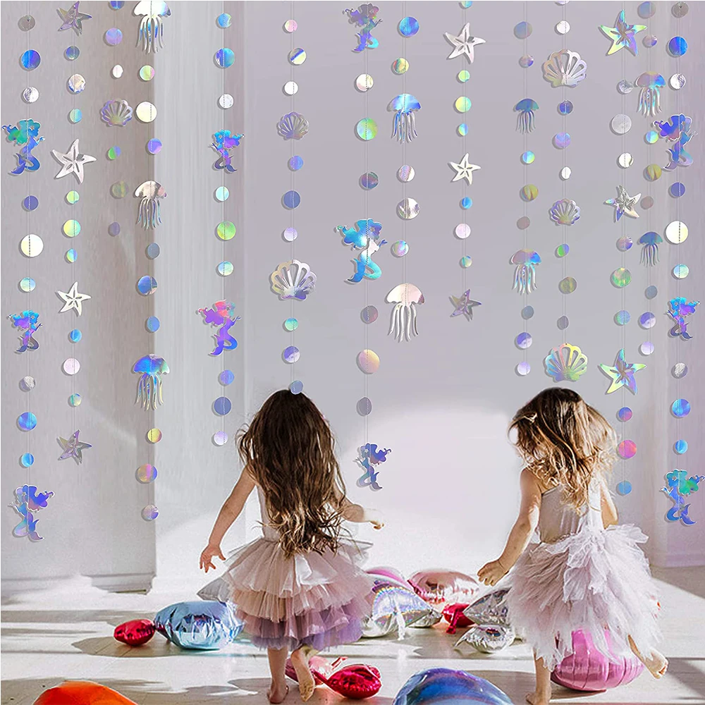 4M Mermaid Jellyfish Shell Starfish Pull Flower Pendant Birthday Wedding Party Decoration Supply Ocean Theme Hanging Banner Flag
4M Mermaid Jellyfish Shell Starfish Pull Flower Pendant Birthday Wedding Party Decoration Supply Ocean Theme Hanging Banner Flag