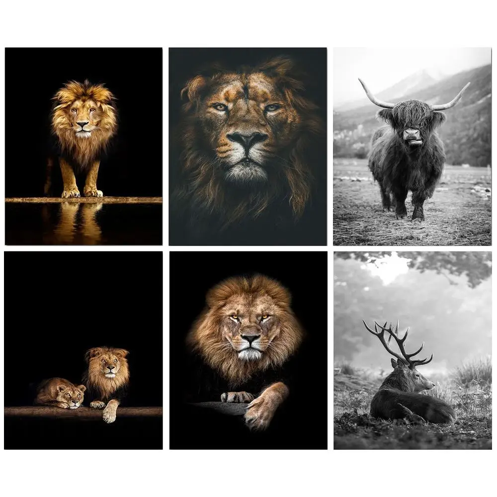 CHENISTORY Acrylic Painting By Numbers Ferocious Lion For Adults Pictures By Numbers Animal Painting Artwork
CHENISTORY Acrylic Painting By Numbers Ferocious Lion For Adults Pictures By Numbers Animal Painting Artwork