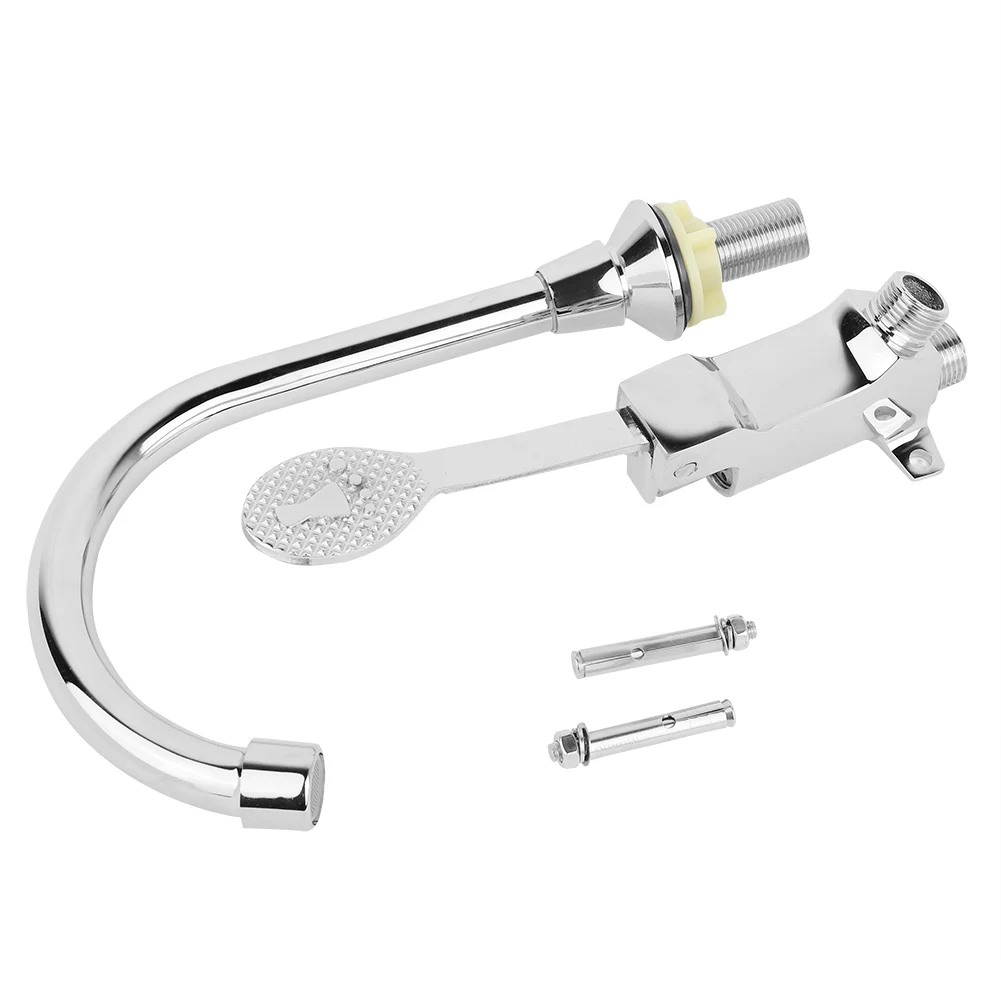 G1/2" Bathroom Laboratory Basin Sink Foot Pedal Faucet Medical Hot Cold Copper Pedal Water Tap Faucet
G1/2" Bathroom Laboratory Basin Sink Foot Pedal Faucet Medical Hot Cold Copper Pedal Water Tap Faucet