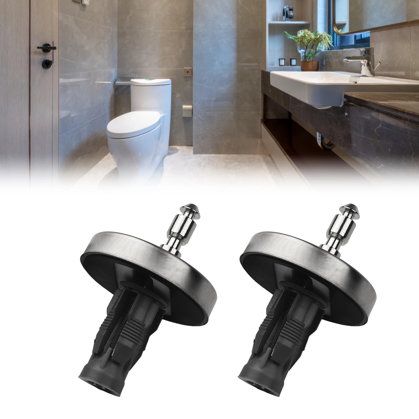 Toilet Lid Hinges Screws Buckle Toilet Accessory Fixing Bolt 45/55/60mm Stainless Steel Hinge Replaces Toilet Cover Repair Parts
Toilet Lid Hinges Screws Buckle Toilet Accessory Fixing Bolt 45/55/60mm Stainless Steel Hinge Replaces Toilet Cover Repair Parts