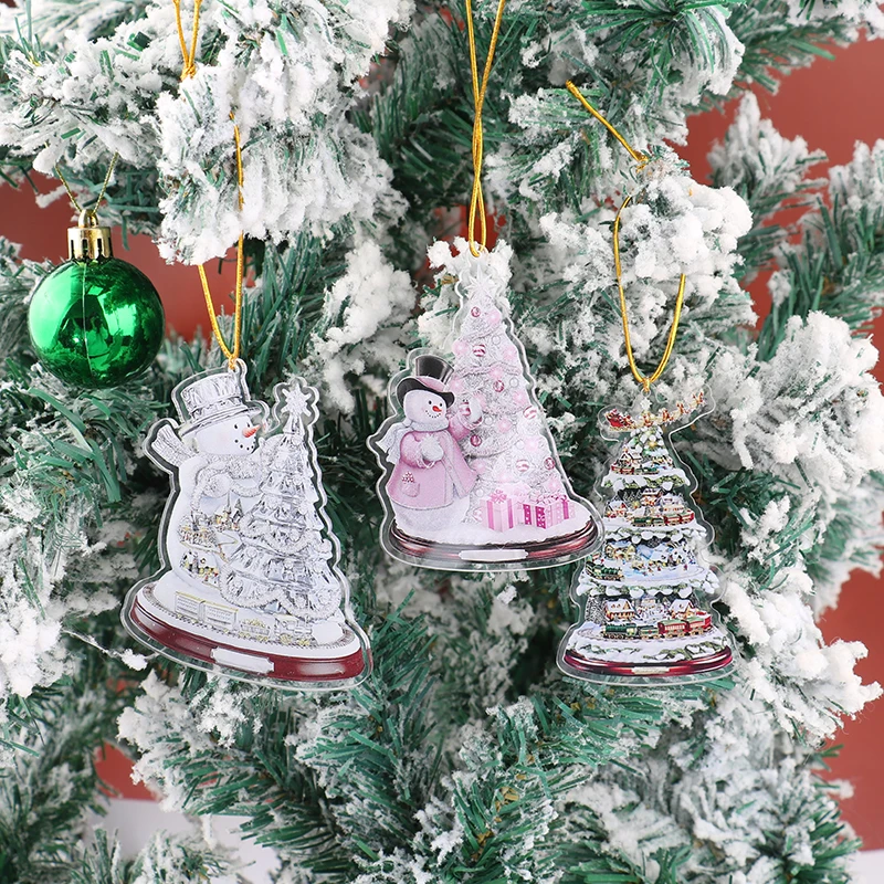 Рождественские украшения, подвески в виде снеговика и дерева, креативные акриловые декоративные подвесные украшения, украшения для фермерского дома, Подарочные бирки
Рождественские украшения, подвески в виде снеговика и дерева, креативные акриловые декоративные подвесные украшения, украшения для фермерского дома, Подарочные бирки