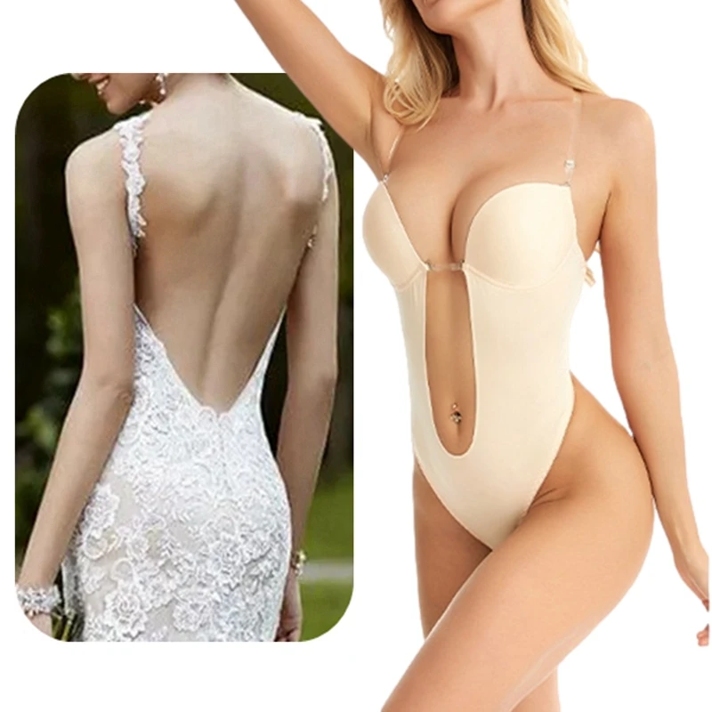 2PCS 3XL Big Women Waist Trainer Body Shaper DeepV Shapewear Bodysuit Sexy Invisible Bra Backless Wedding Dress Corset Bustier
2PCS 3XL Big Women Waist Trainer Body Shaper DeepV Shapewear Bodysuit Sexy Invisible Bra Backless Wedding Dress Corset Bustier