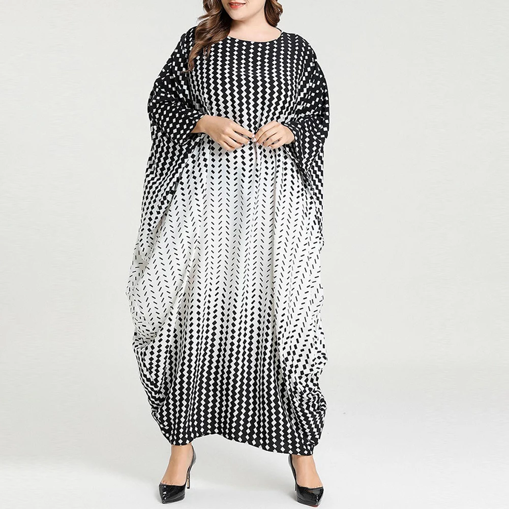 Women Plus Size Maxi Dresses Luxury Elegant Abayas Long Evening Party Dress Long Sleeve Dot Print Doll Sleeves Loose Dress
Women Plus Size Maxi Dresses Luxury Elegant Abayas Long Evening Party Dress Long Sleeve Dot Print Doll Sleeves Loose Dress