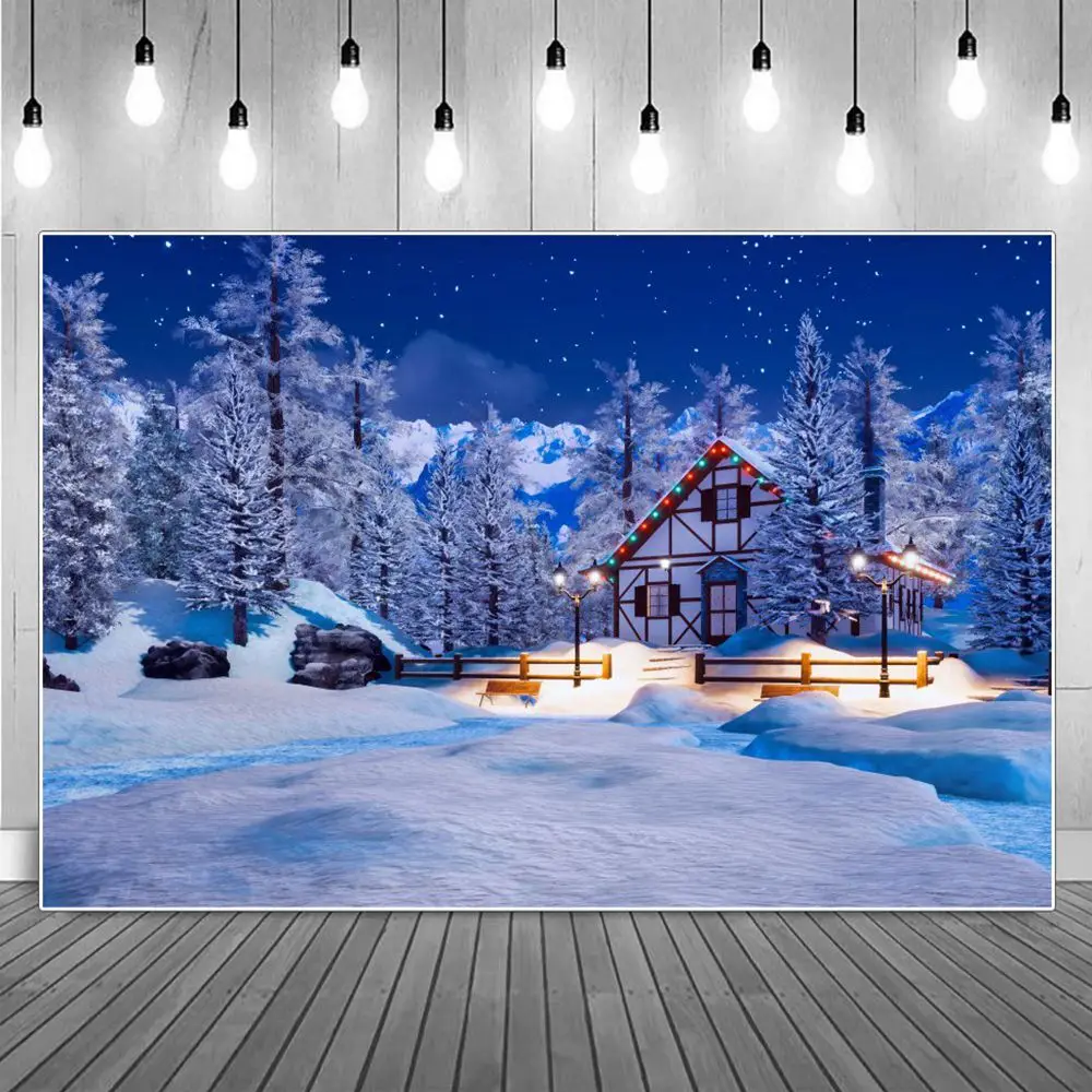 Winter Snow Christmas Apartment Forest Tree Christmas Photography Backgrounds Custom Baby Party Decoration Photo Booth Backdrops
Winter Snow Christmas Apartment Forest Tree Christmas Photography Backgrounds Custom Baby Party Decoration Photo Booth Backdrops