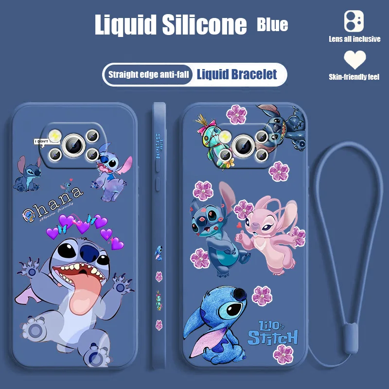 Disney Stitch Anime Cute Phone Case For Xiaomi POCO M5s M4 M3 X4 X3 NFC X2 F4 F3 GT Pro C40 C3 Liquid Left Rope Cover
Disney Stitch Anime Cute Phone Case For Xiaomi POCO M5s M4 M3 X4 X3 NFC X2 F4 F3 GT Pro C40 C3 Liquid Left Rope Cover