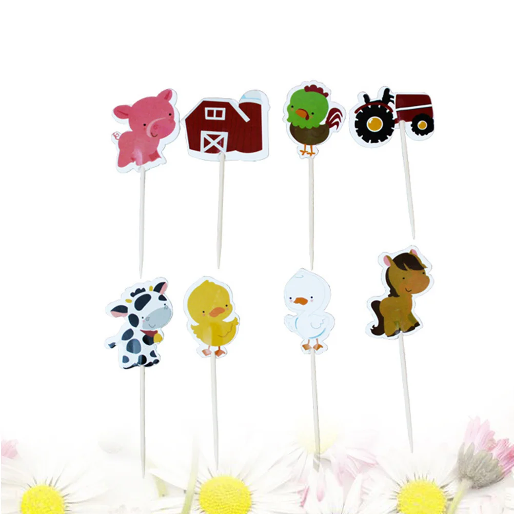 Decorations Cake Party Pattern Farm Cupcake Topper Supplies Animals Cartoon Chicken Duck Horse
Decorations Cake Party Pattern Farm Cupcake Topper Supplies Animals Cartoon Chicken Duck Horse