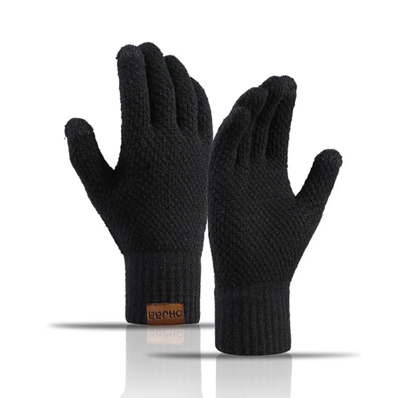 Knitted Full Finger Cycling Gloves Windproof Touchscreen Camping Traveling Gloves Men Women Thermal Anti-slip Winter Warm Gloves
Knitted Full Finger Cycling Gloves Windproof Touchscreen Camping Traveling Gloves Men Women Thermal Anti-slip Winter Warm Gloves