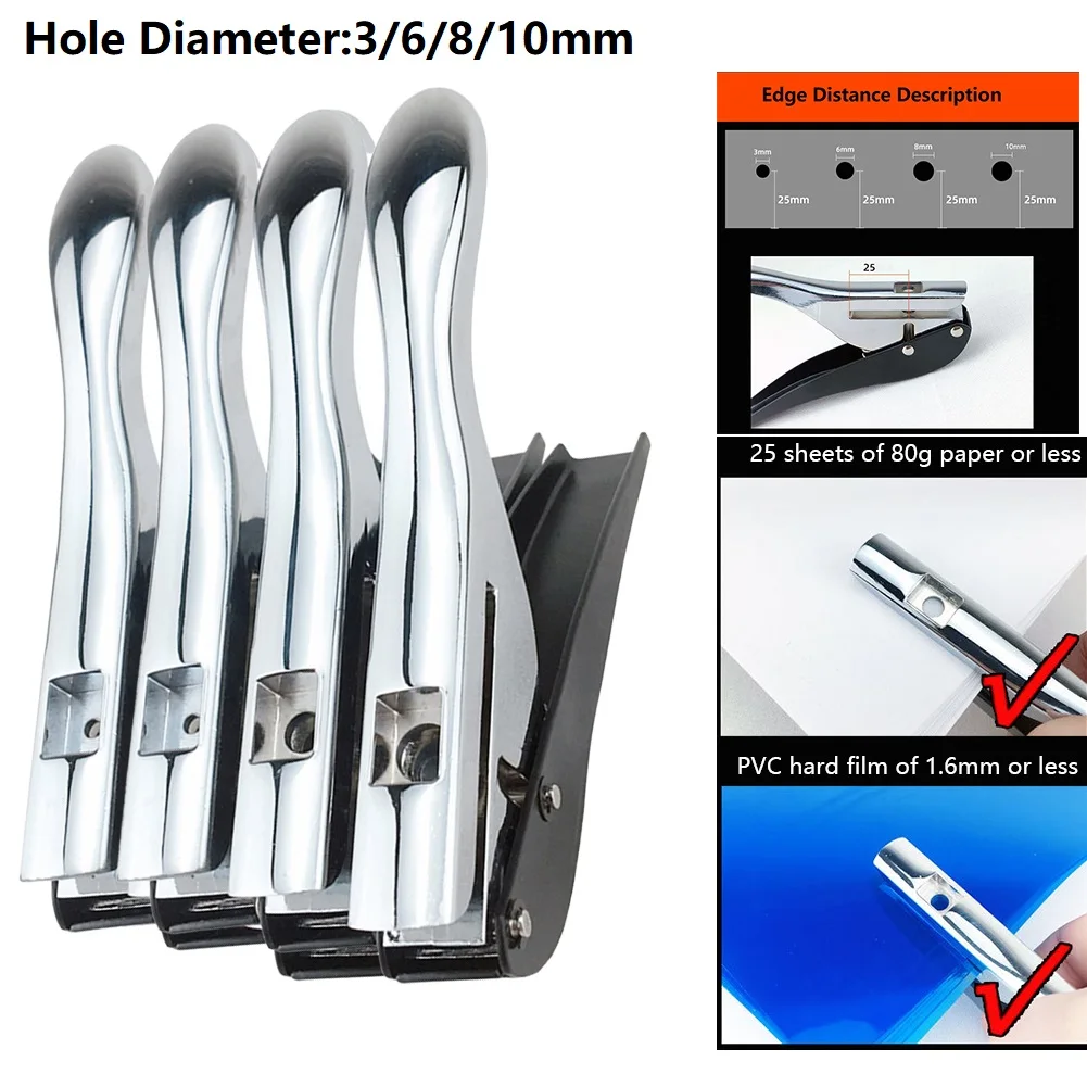 Screw Cover Hole Punch 3- 10mm Aperture Round Circle Hole Punch Pliers Photo Paper Card Corner Round Puncher Plier Paper Cutter
Screw Cover Hole Punch 3- 10mm Aperture Round Circle Hole Punch Pliers Photo Paper Card Corner Round Puncher Plier Paper Cutter