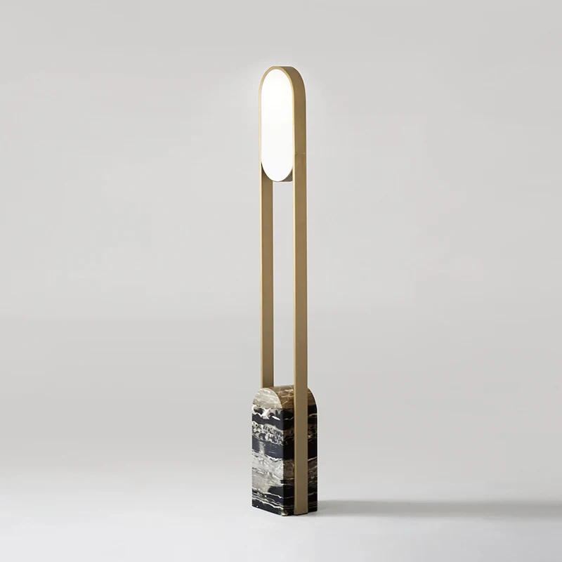 Postmodern marble floor lamp Nordic minimalist living room sofa model room vertical bedside lamp
Postmodern marble floor lamp Nordic minimalist living room sofa model room vertical bedside lamp