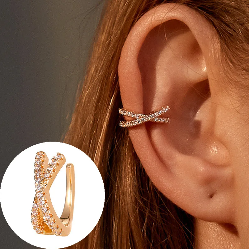 Gothic Earrings For Women Cross Ear Bone Clip Geometry Micro-inlaid Vermiculite No Ear Hole Earrings Cold Style Jewelry yc
Gothic Earrings For Women Cross Ear Bone Clip Geometry Micro-inlaid Vermiculite No Ear Hole Earrings Cold Style Jewelry yc