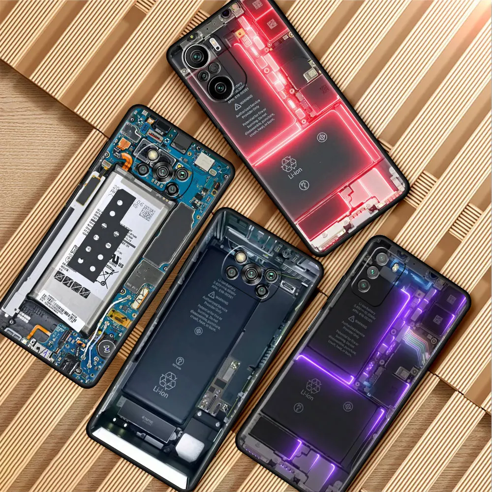 Motherboard Circuit board Phone Soft Case For Xiaomi Mi Poco X3 NFC X4 Pro M3 M4 C40 F1 11T 11 Lite Redmi 9 10 K40 Black Cover
Motherboard Circuit board Phone Soft Case For Xiaomi Mi Poco X3 NFC X4 Pro M3 M4 C40 F1 11T 11 Lite Redmi 9 10 K40 Black Cover