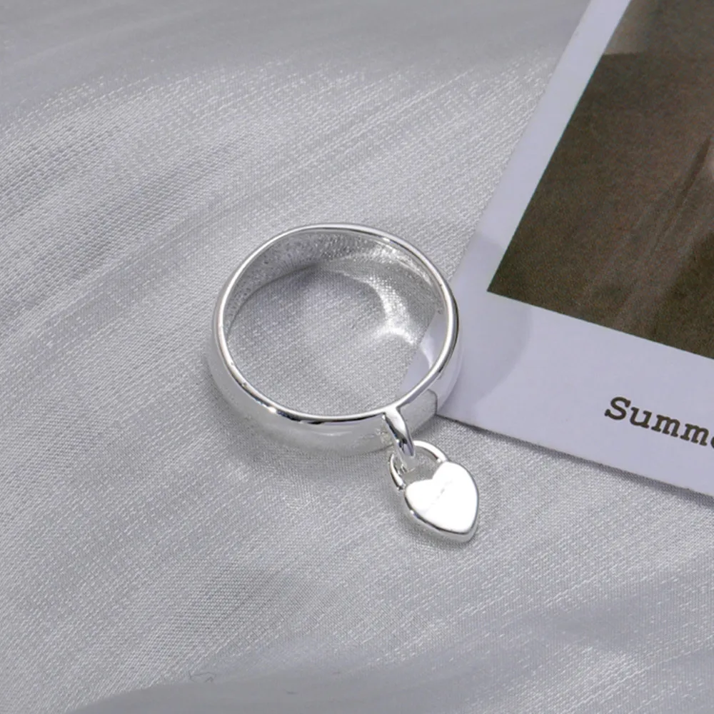 Hot 925 Sterling silver romantic heart lock Couple ring size 6/7/8/9/10 Fashion LOVE Wedding Party Holiday gifts fine Jewelry
Hot 925 Sterling silver romantic heart lock Couple ring size 6/7/8/9/10 Fashion LOVE Wedding Party Holiday gifts fine Jewelry