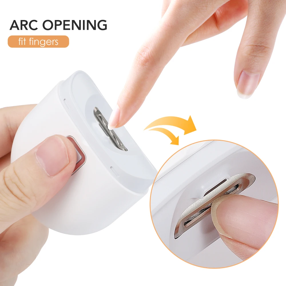 NEW USB Electric Nail Clipper Cutter With LED Light 2-speed Automatic Nail Grinder Trimmer For Baby Adult Mini Manicure Tools
NEW USB Electric Nail Clipper Cutter With LED Light 2-speed Automatic Nail Grinder Trimmer For Baby Adult Mini Manicure Tools