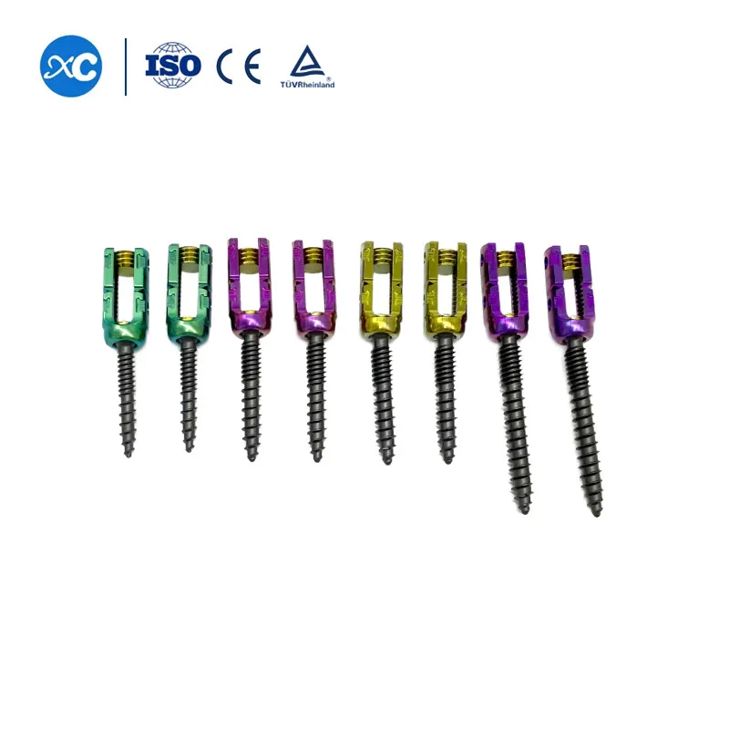 CE & ISO Marked Orthopedic Titanium Implants Spinal Fixation System Polyaxial Pedicle Screw
CE & ISO Marked Orthopedic Titanium Implants Spinal Fixation System Polyaxial Pedicle Screw