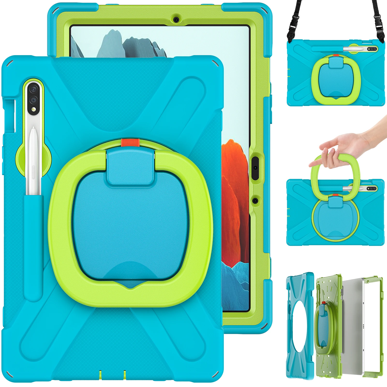 For Samsung Galaxy Tab S8 X700 X706 2022 Case Shockproof Armor Rugged Stand Tablet Cover For Samsung Tab S7 11 SM-T870 T870 T875
For Samsung Galaxy Tab S8 X700 X706 2022 Case Shockproof Armor Rugged Stand Tablet Cover For Samsung Tab S7 11 SM-T870 T870 T875