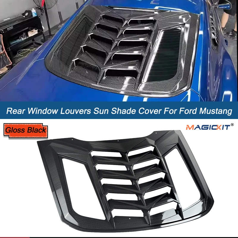 Carbon Look Car Rear Window Decorative Car Louvers Fit for Ford Mustang 2015-2020 Air Outlet Diffuser Shutter
Carbon Look Car Rear Window Decorative Car Louvers Fit for Ford Mustang 2015-2020 Air Outlet Diffuser Shutter