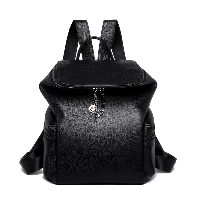 100% Genuine Leather Backpack Luxury Messenger Bag Black Handbag Computer School Bag Women's Casual Travel Shoulder Bag
100% Genuine Leather Backpack Luxury Messenger Bag Black Handbag Computer School Bag Women's Casual Travel Shoulder Bag