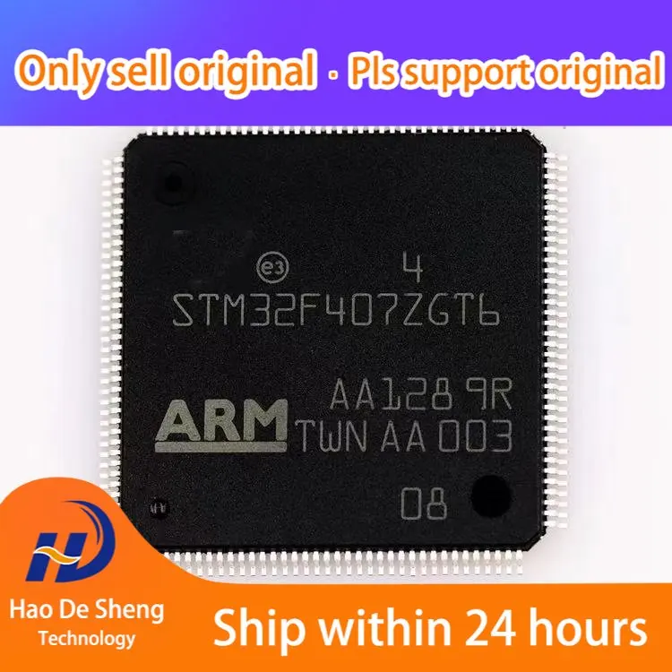 10 шт./лот STM32F407ZGT6 STM32F407 LQFP-144 новая Оригинальная фотография 
10 шт./лот STM32F407ZGT6 STM32F407 LQFP-144 новая Оригинальная фотография
