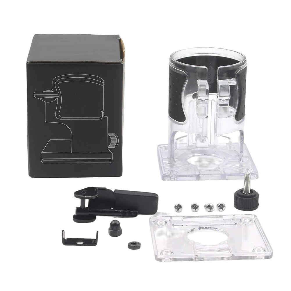 Cover Base Fixing For Trimming Machine Mounting Power Tools Transparent Woodworking Cutter For RT0701C / WU601
Cover Base Fixing For Trimming Machine Mounting Power Tools Transparent Woodworking Cutter For RT0701C / WU601
